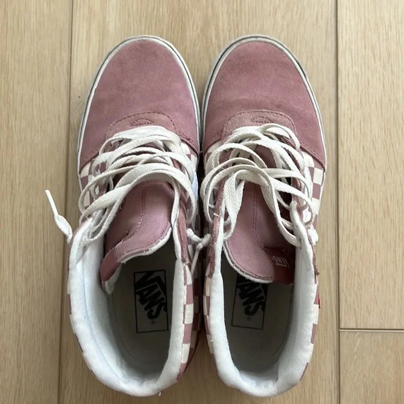 🌸RARE COLOR—Vans Sk8-Hi Pro Checkerboard Skate Shoe (Size 8.5)🌸 - Picture 9 of 9